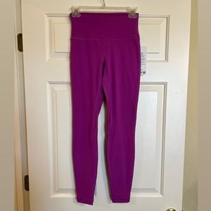 lululemon align pant 28” in vivid plum